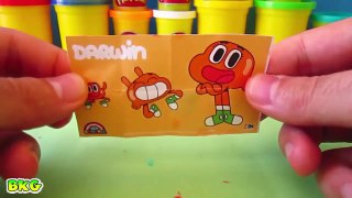 Play Doh Surprise Eggs The Amazing World Of Gumball   Best Kid Games