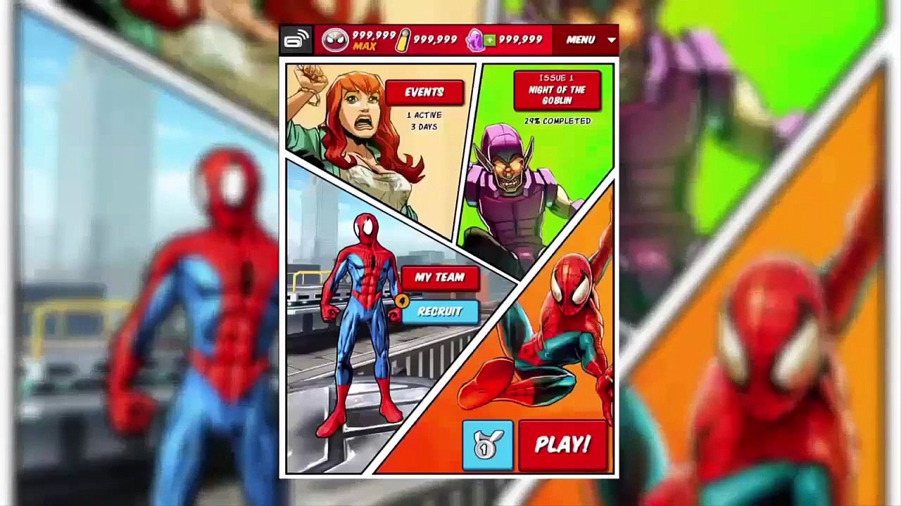 Cheats For Vials, Spidey Energy & Iso-8 Spider Man Unlimited