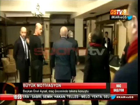 Aysal'dan Karabük maçı öncesi motivasyon konuşması!