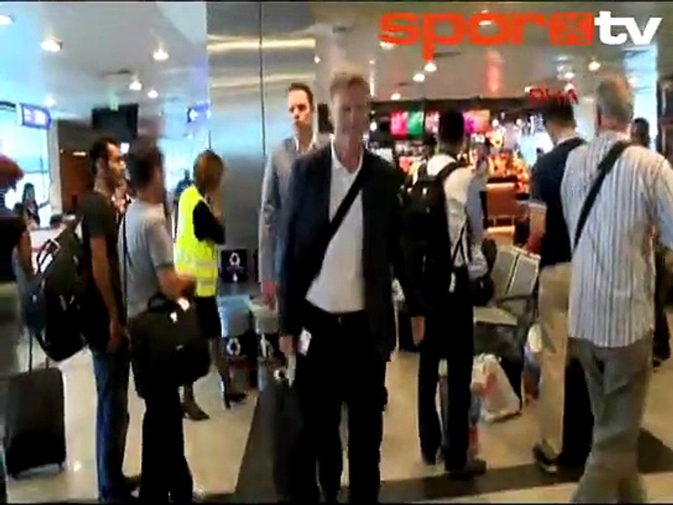 David Moyes İstanbul'dan ayrıldı! İşte o görüntüler...
