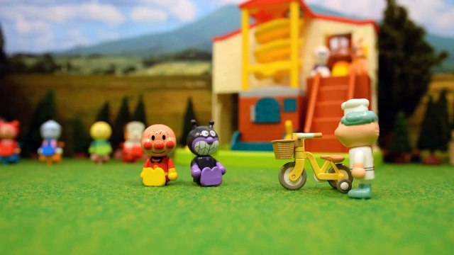 Anpanman jouets animé Anpanman de la bicyclette