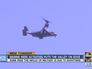 Marine week activities puts Valley on edge