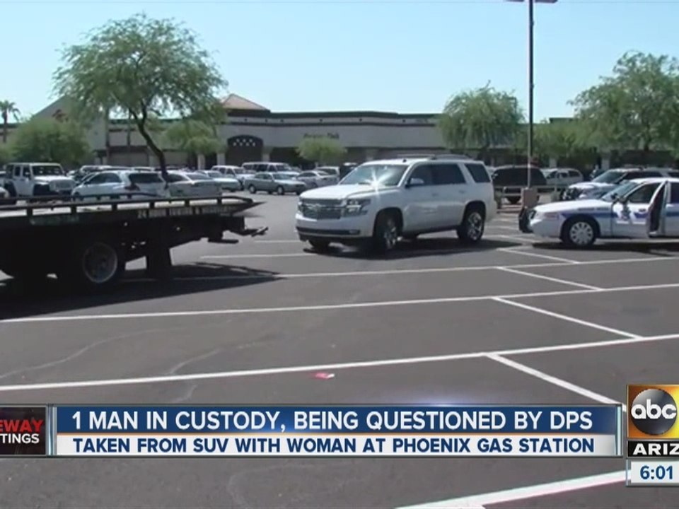 1 man in custody, being questioned by DPS