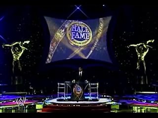 Hall Of Fame 2005 - Cowboy  Bob Orton Being Inducted By Randy Orton