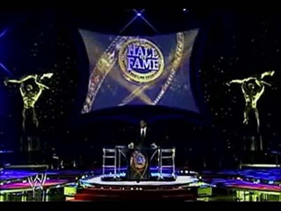 Hall Of Fame 2005 - Cowboy  Bob Orton Being Inducted By Randy Orton