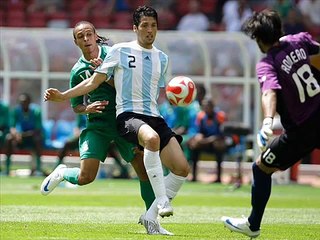 ARGENTINA 1 NIGERIA 0 FINAL MEDALLA DE ORO BEIJING 2008