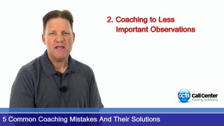 Common Coaching Mistakes And Solutions