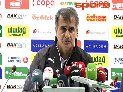 Şenol Güneş'e göre hayal kırıklığı...