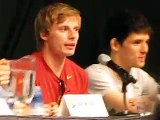 Bradley James at SDCC: innuendos about playing with swords