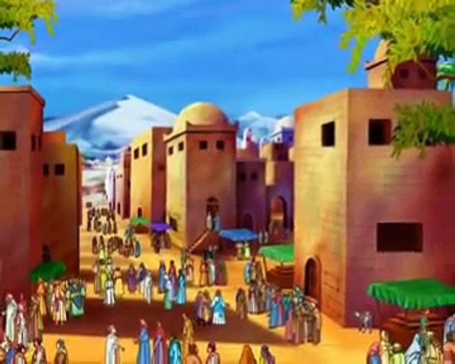 Bible stories for children - Jesus Heals a Man Born Blind ( Kids Cartoon Animation in German )