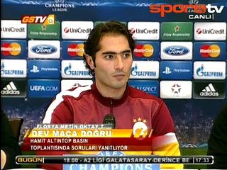 Hamit Altıntop: "Ciddiyetini ve önemini biliyoruz!"