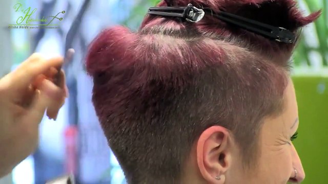 extreme pixie undercut hair makeover buzzcut mohawk hairstyle haircut women by alisha heide
