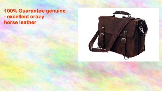 High Quality Real Crazy Horse Cow Leather Messenger Bag Travel