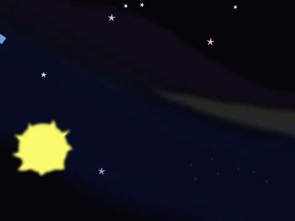 Space cartoon