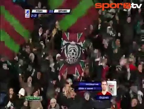 Gökdeniz ile 'Kazan'dı! Rubin Kazan 2-0 Dinamo Moskova