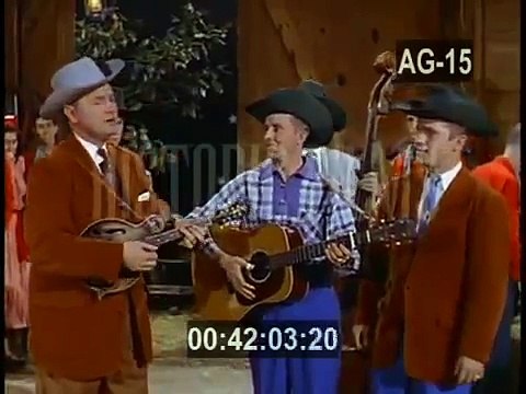 BILL MONROE & HIS BLUEGRASS BOYS first ever filmed