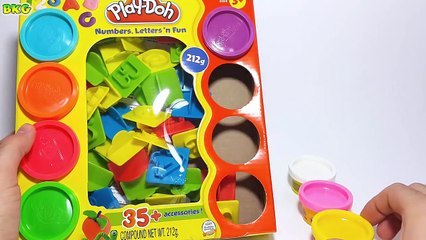 Learn Numbers - Play Doh Numbers - Count 1 to 10 With Play Doh Numbers