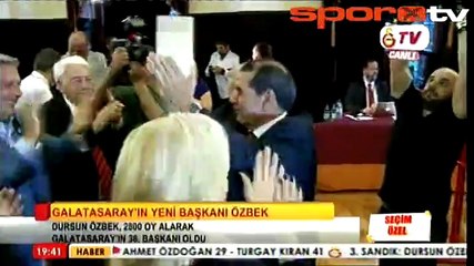 Ve Dursun Özbek yeni başkan