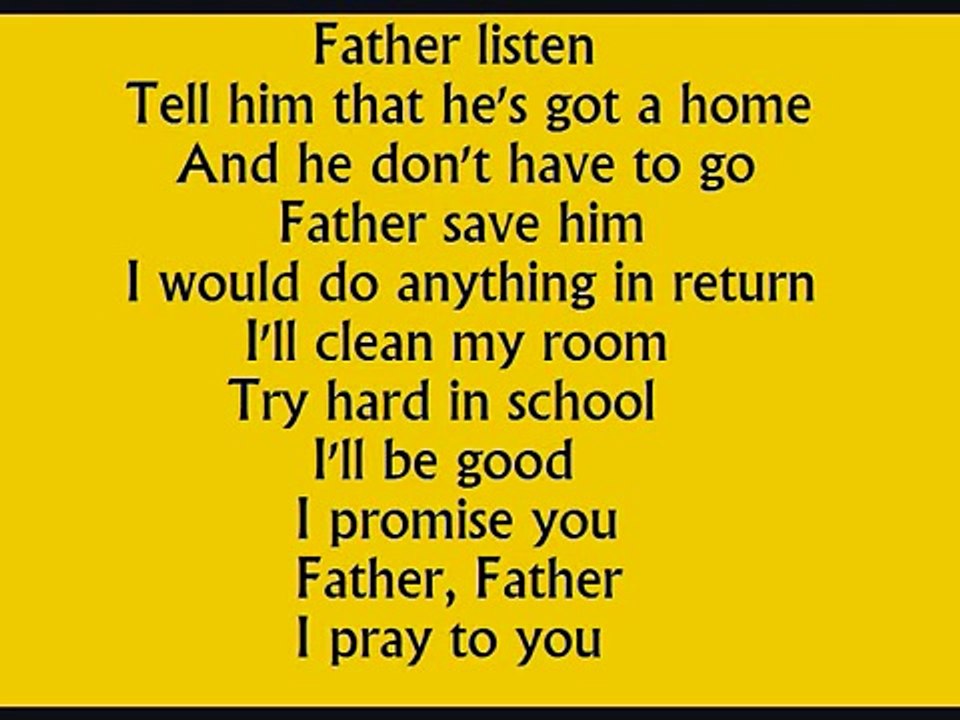 daddy's little girl with lyrics