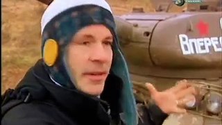 Bruce Dickinson drives soviet tank (russian language)