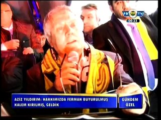 Aziz Yıldırım 2.kez taraftara seslendi...