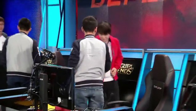 OMG Allen with BM ignoring SKT T1 K hand shakes All star 2014 Paris MUST SEE