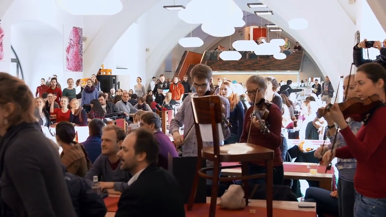 Beethoven Flashmob Mensa Heidelberg #HDFlashmob