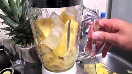 ヒカキンが吐いたジュースをパイナップルに戻してみた