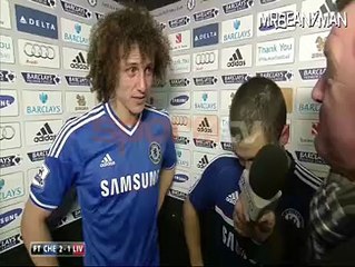 Mourinho Luiz'in röportajını yarıda kesti ve...