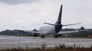 Takeoff in wet Skiathos 21/08/15