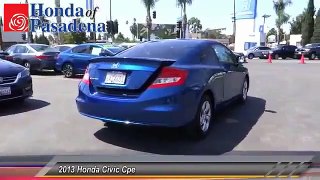 2013 Honda Civic Cpe Pasadena Cerritos Los Angeles Alhambra Pasadena, SoCal, Orange County 160028A