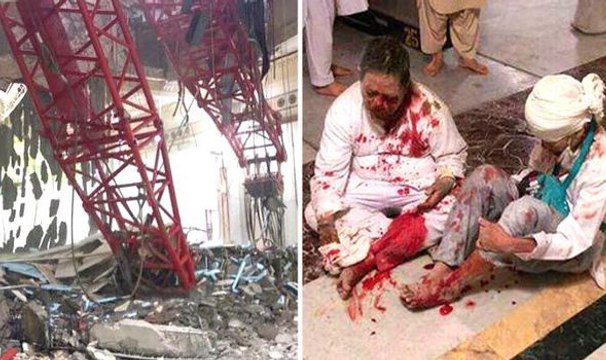 Makkah crane collapse- Dozens dead in tragedy in Mecca's Grand Mosque 11 september 2015
