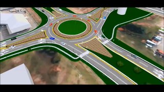 Video simulation of proposed Route 8 Roundabout