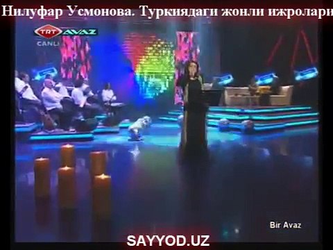 Nilufar Usmonova - Turkiyada jonli ijro
