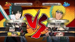 Naruto Ultimate Ninja Storm 2 - Minato Namikaze vs Sasuke Uchiha