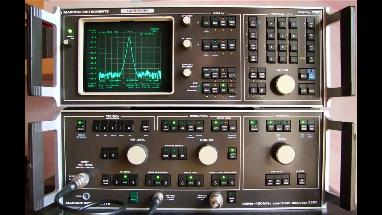 Analyseur de spectre MARCONI 2380 2382 Spectrum analyzer