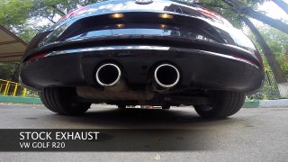 #ROCKETLAB - BORLA EXHAUST CAT-BACK (VW GOLF R20)