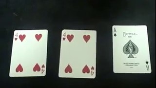 Three Card Monte IMPOSSIBLE trick