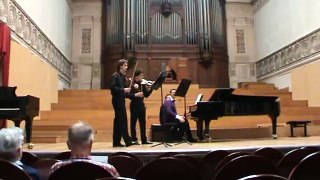 Bohuslav MARTINU - Sonate pour 2 violons et piano H213 - KCB Bruxelles