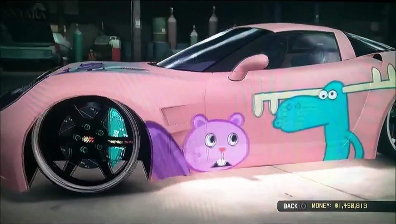 MIDNIGHT CLUB HAPPY TREE FRIENDS Z06 2007 BY OLIVEIRA PS3