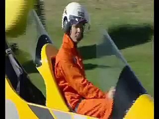 Presentation of autogiro flying.