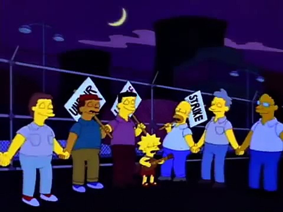 Les simpson - Union strike soir version français