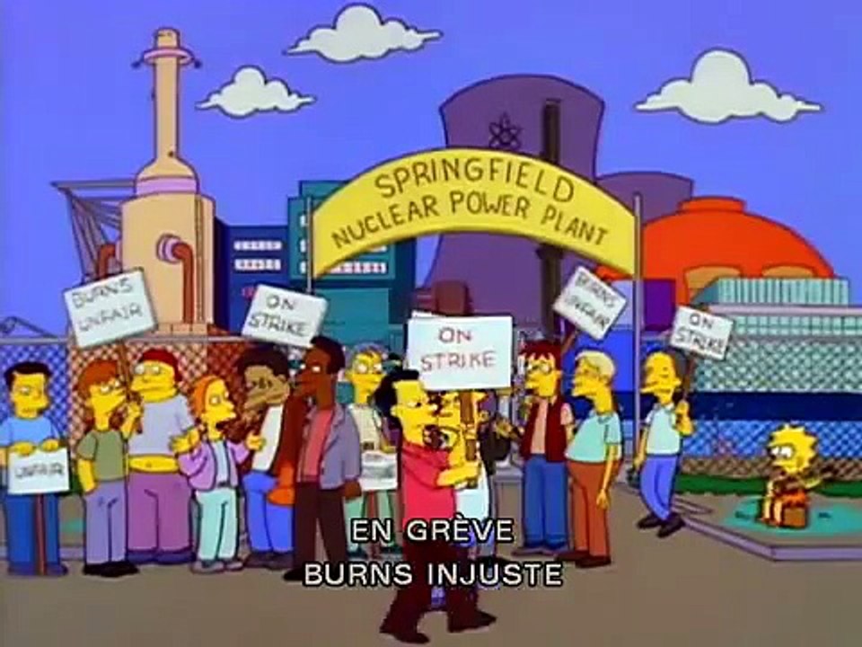 Les simpson - Union strike version français