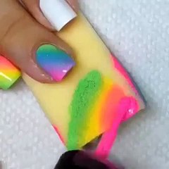 WOW 2015 Nail art Tutorial, gradient, polish art nails, gel, diy nailart video, nail aqua design