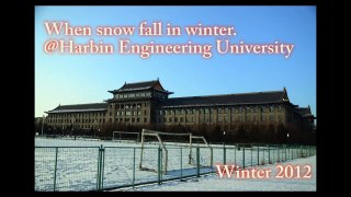 Harbin Engineering University in Winter [HD]