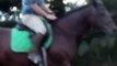 Raw Clips! NEW! Friend riding her horse [that just came back into work!]
