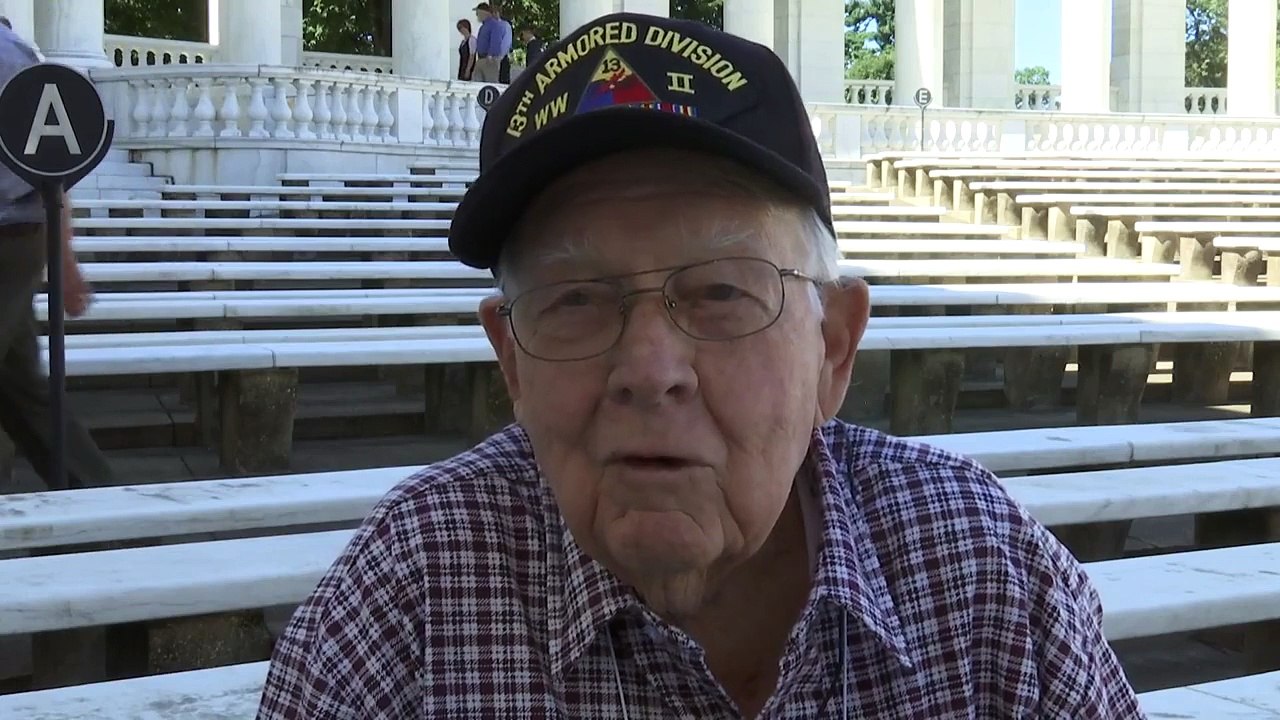 WWII 13th Armored Division Veterans at Arlington National Cemetery