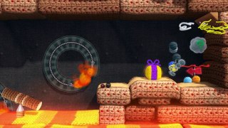 Yoshi's Woolly World - World 6-3: Vamoose the Lava Sluice! (100%)