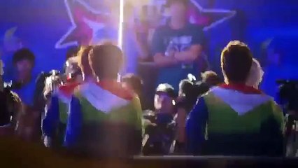 (fancam)110821 Super Junior funny Dance @ Dream Team recording