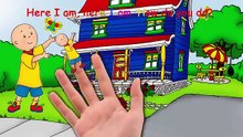 Caillou Finger Family Song and Nursery Rhymes For Children